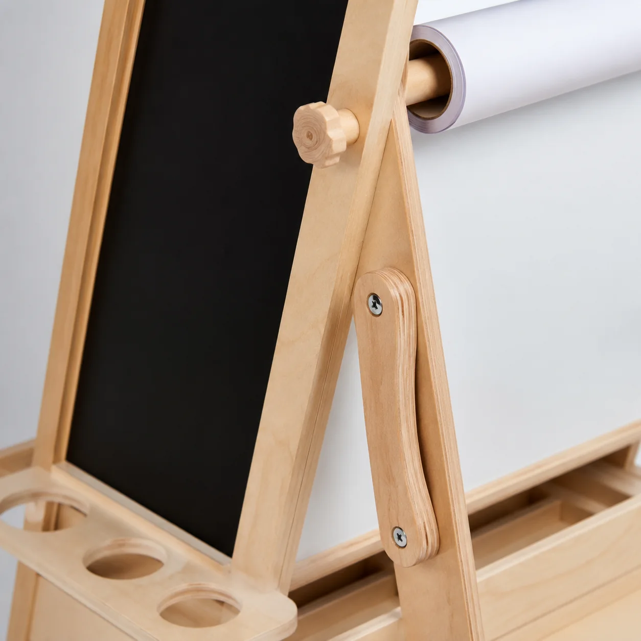 Toddler Art Easel with Paper Roll and Storage - Image 2