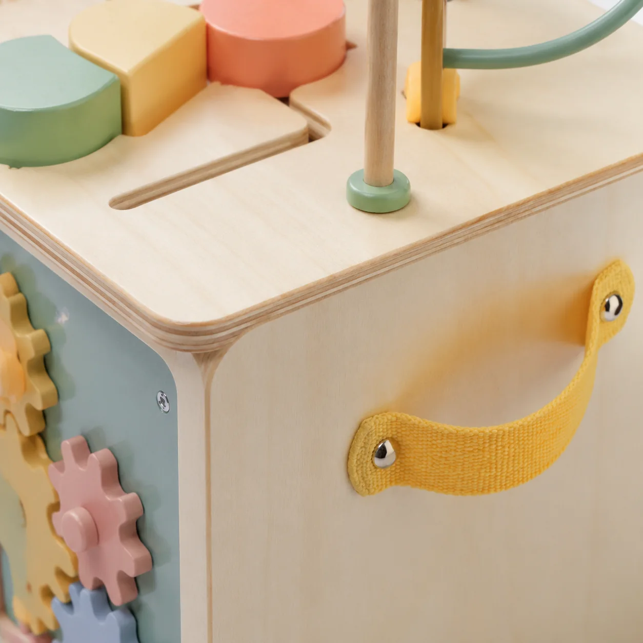 Montessori Wooden Activity Cube for Toddlers - Image 2
