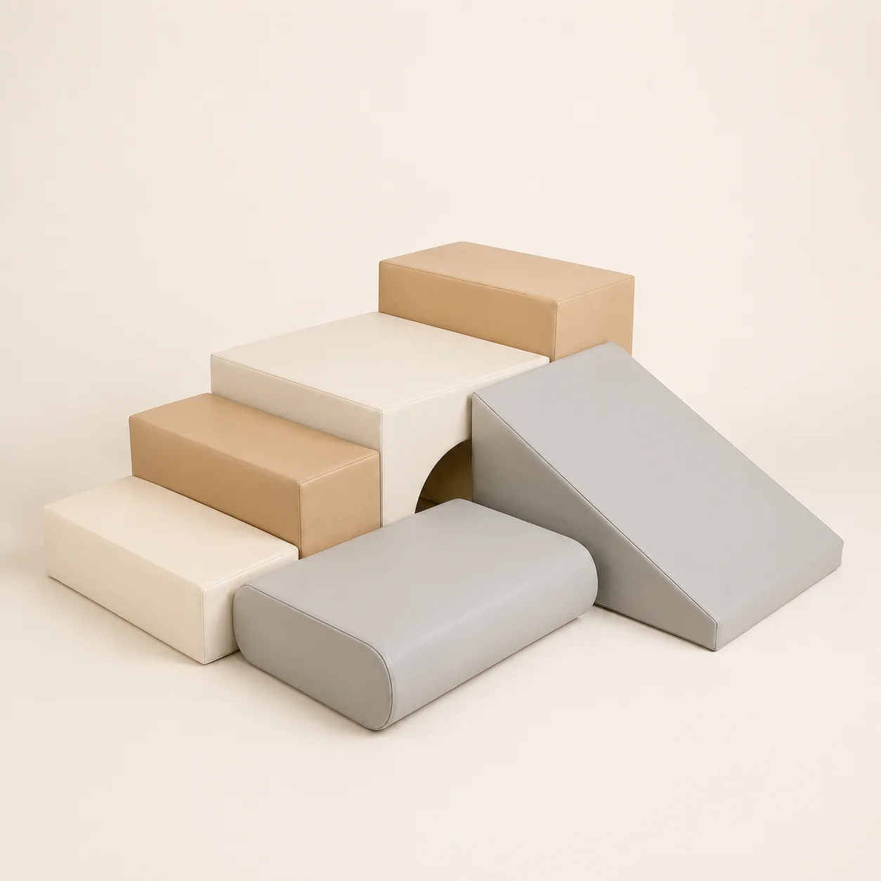 Foam Toddler Climbing Block Set with Ramp