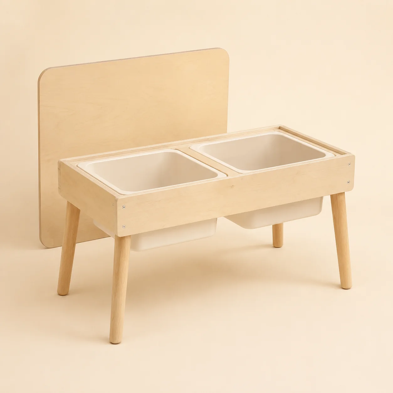 Sensory Play Table with Storage Bins and Lid